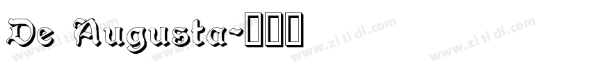 De Augusta字体转换